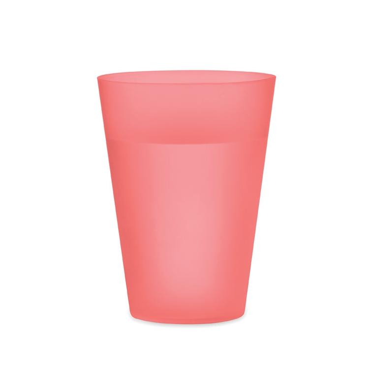 Pahar evenimente 300 ml FESTA LARGE Roșu transparent