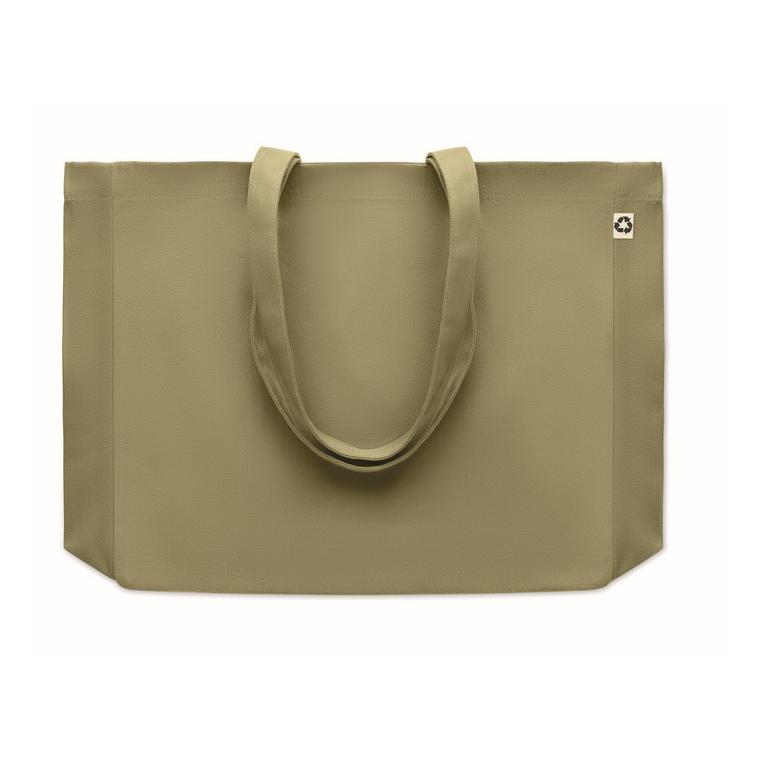 Sacosă din material reciclat RESPECT COLOURED Verde