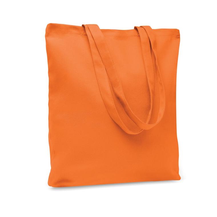Sacoșă din pânză 270 gr/m² RASSA COLOURED Portocaliu