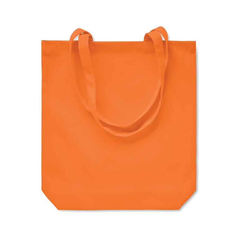 Sacoșă din pânză 270 gr/m² RASSA COLOURED Portocaliu