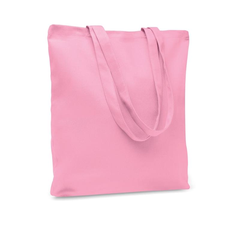 Sacoșă din pânză 270 gr/m² RASSA COLOURED Roz
