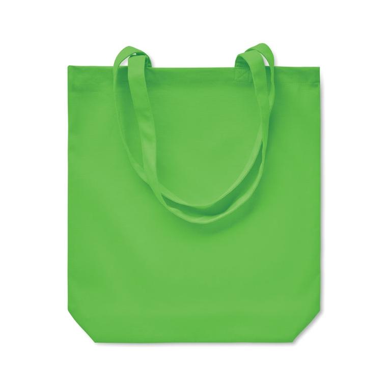 Sacoșă din pânză 270 gr/m² RASSA COLOURED Lime