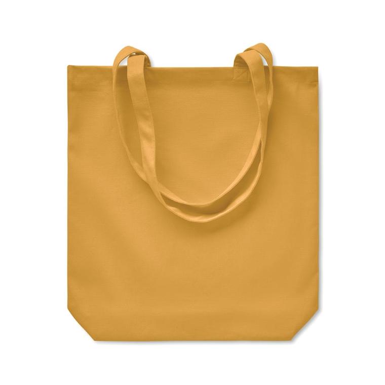 Sacoșă din pânză 270 gr/m² RASSA COLOURED ocru