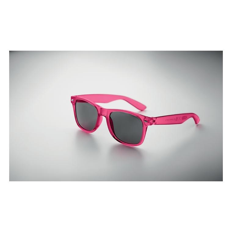 Ochelari de soare din RPET MACUSA Fucsia transparent