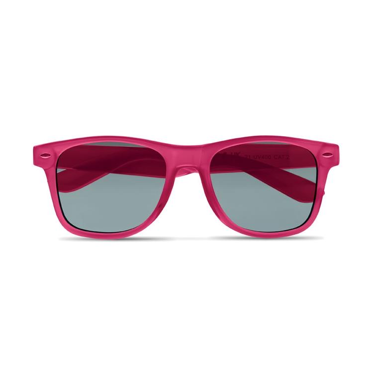 Ochelari de soare din RPET MACUSA Fucsia transparent