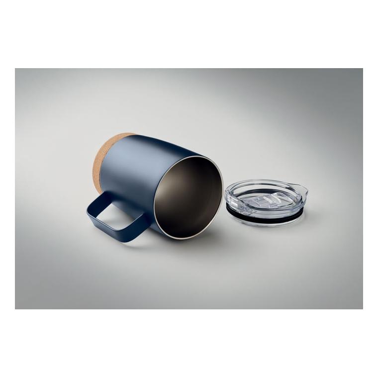 Pahar cu perete dublu de 300ml RUBY Navy 
