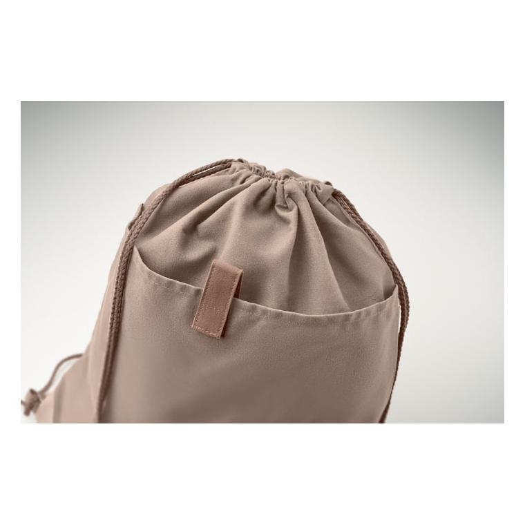 Rucsac cu cordon din bumbac PANDA BAG Bej