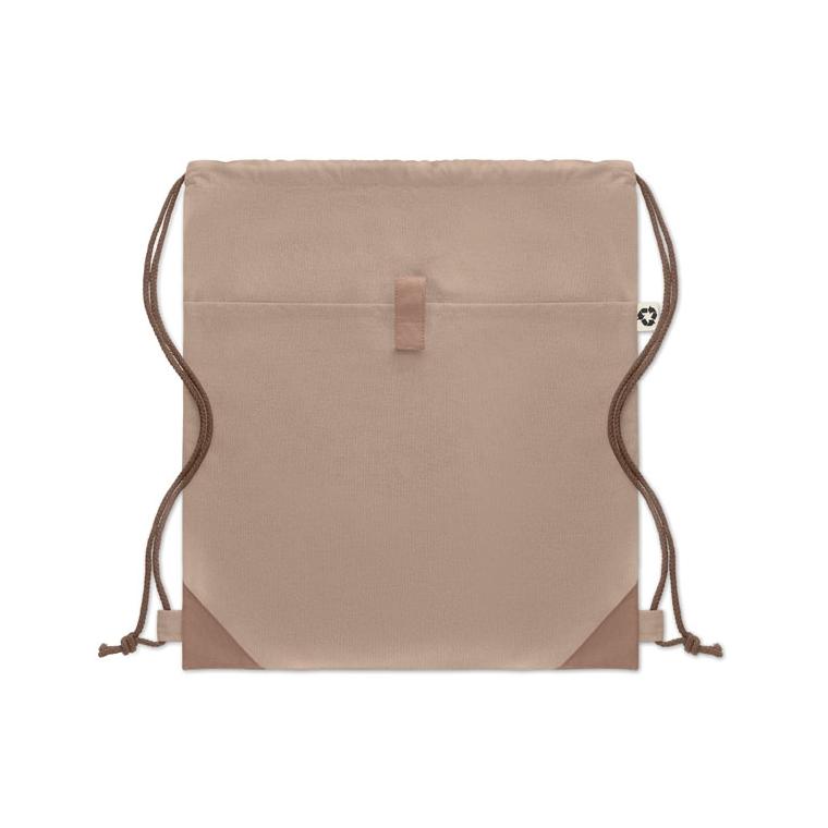 Rucsac cu cordon din bumbac PANDA BAG Bej