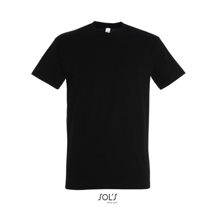 Tricou pentru bărbați SOL'S IMPERIAL Men 190g Deep Black 3XL