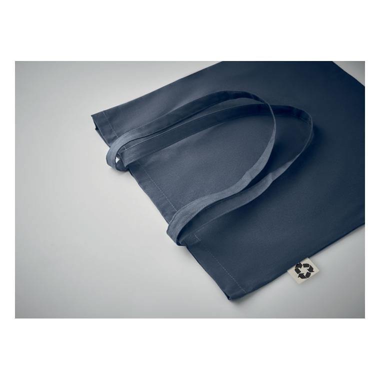 Sacosă din bumbac reciclat ZOCO COLOUR Navy 