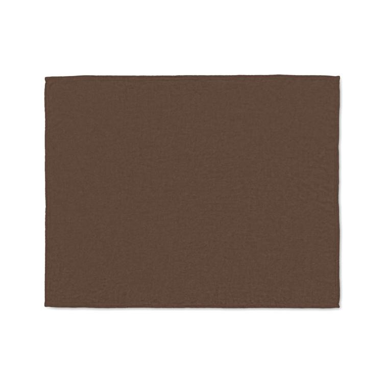 Pătură fleece RPET 280 gr/m² LOGAN Ciocolată