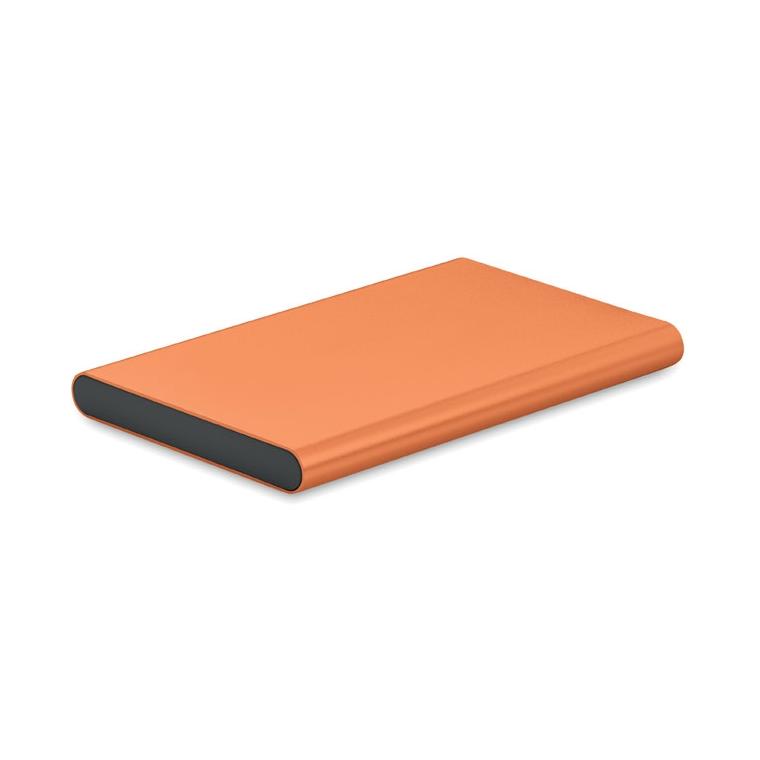 Powerbank de 4000 mAh tip C POWERFLAT C Portocaliu