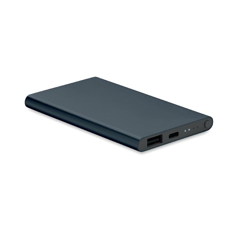 Powerbank de 4000 mAh tip C POWERFLAT C Navy 