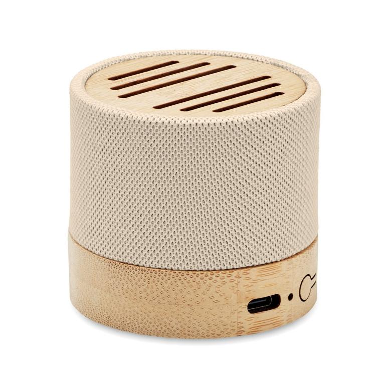 Boxă wireless RPET bambus BOOL Bej
