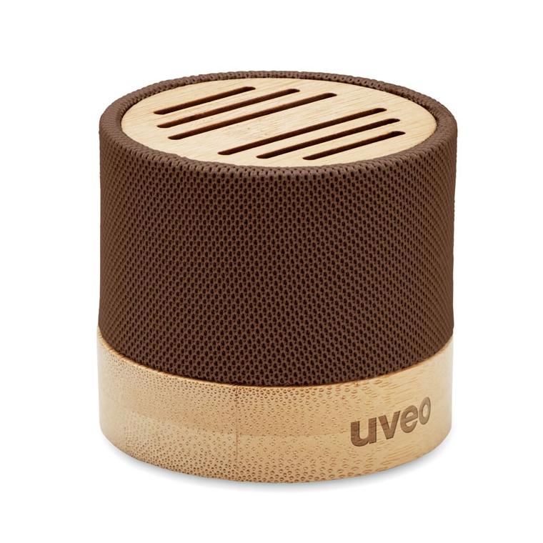 Boxă wireless RPET bambus BOOL Ciocolată