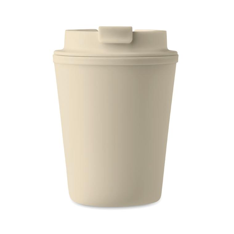 Cană din PP reciclat 300 ml TRIDUS Bej