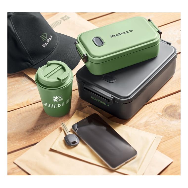 Cană din PP reciclat 300 ml TRIDUS Verde Inchis