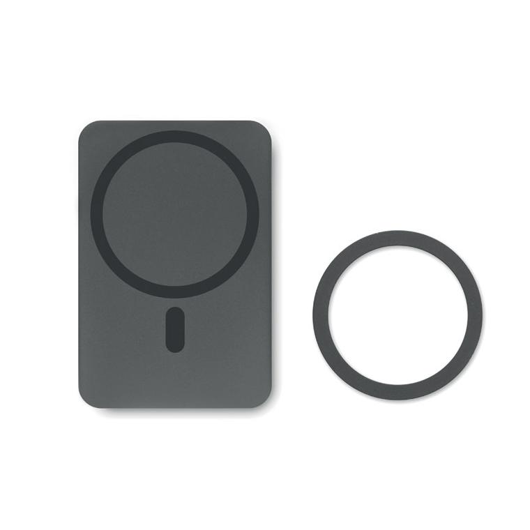 Încărcător wireless 15 W DOUBLETIC Gri închis