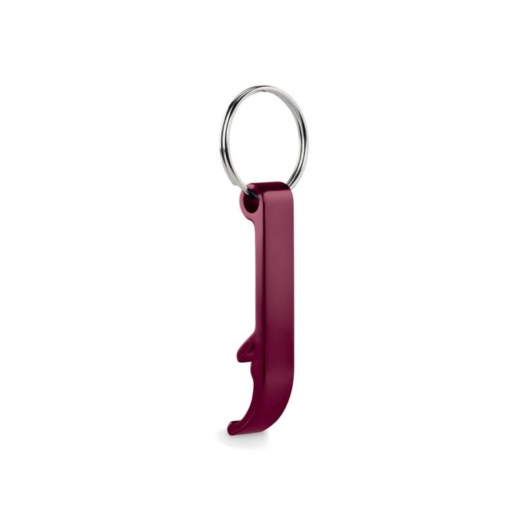 Breloc din aluminiu reciclat OVIKEY Vișiniu