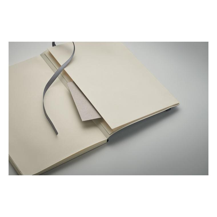 Caiet A5 reciclat BRETA Gri închis