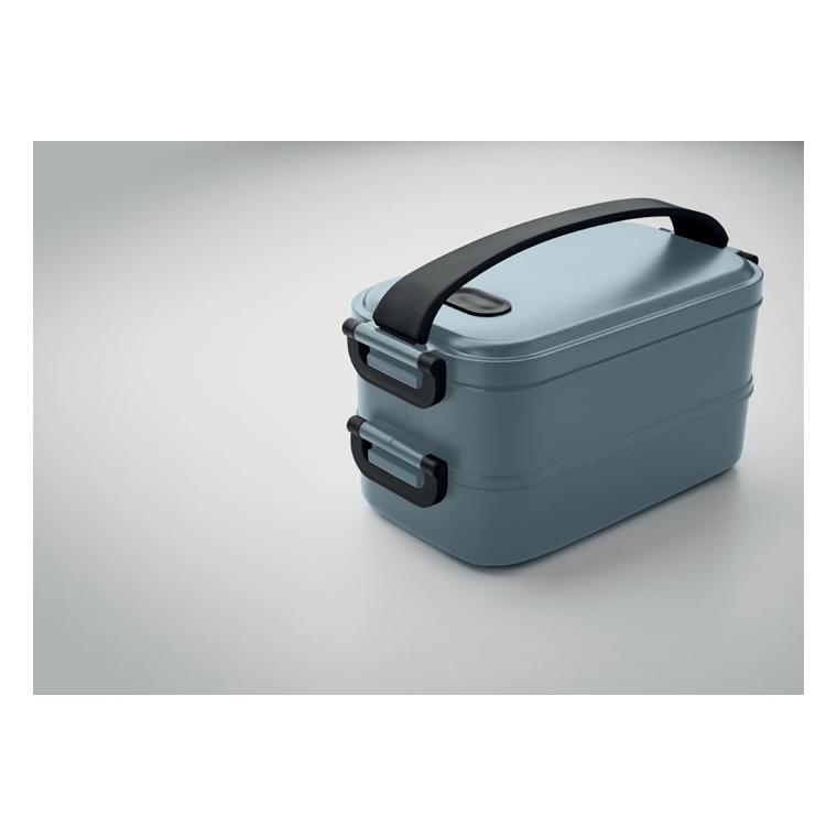 Cutie de prânz din PP reciclat IDOLUNCH Negru