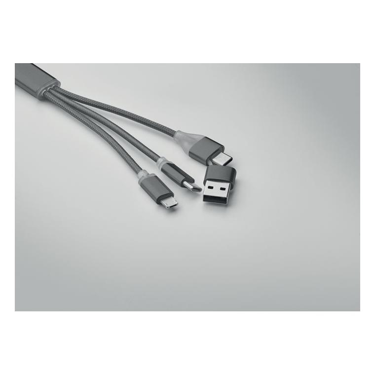 Cablu de încărcare 4 în 1 tip C BLUE Titanium