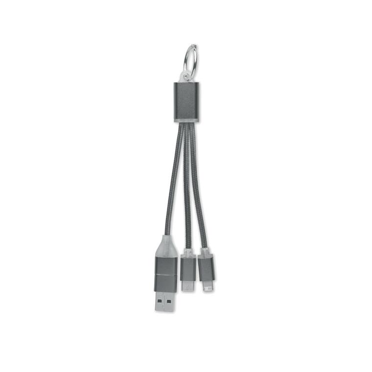 Cablu de încărcare 4 în 1 tip C BLUE Titanium