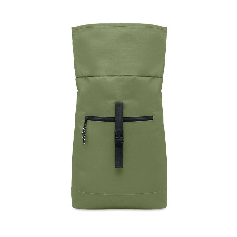 Rucsac rolltop din poliester 600D IREA Verde militar