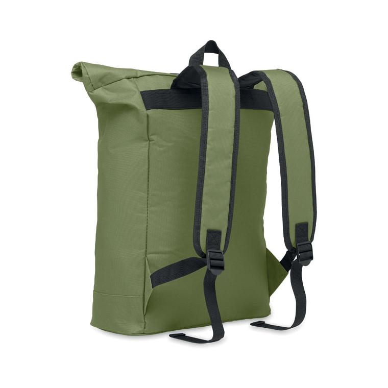 Rucsac rolltop din poliester 600D IREA Verde militar