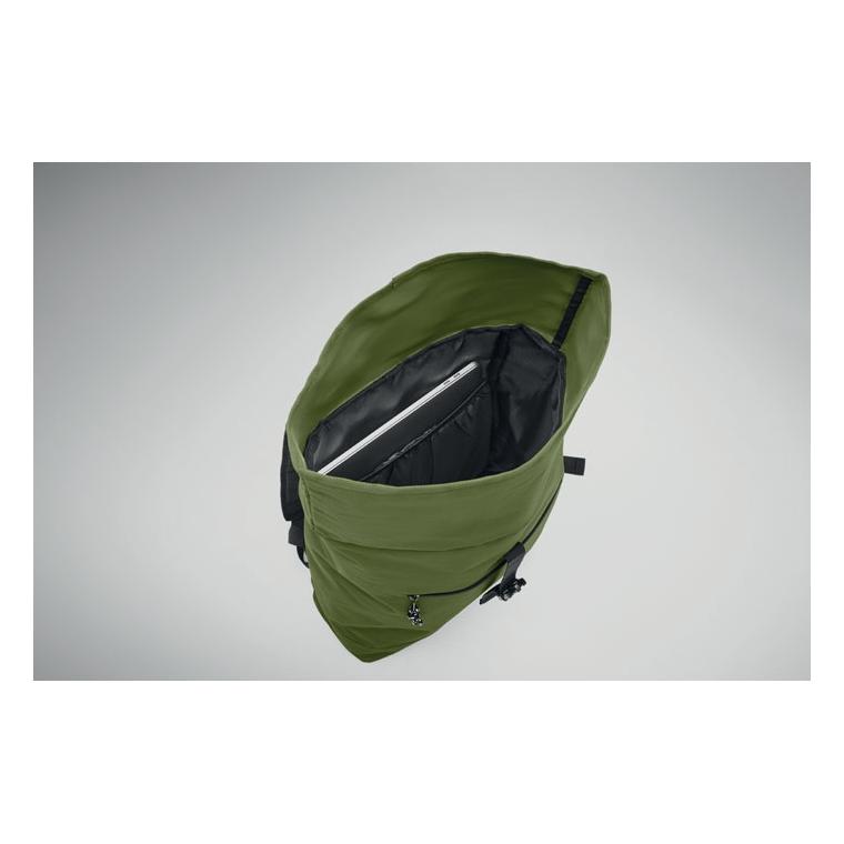 Rucsac rolltop din poliester 600D IREA Verde militar