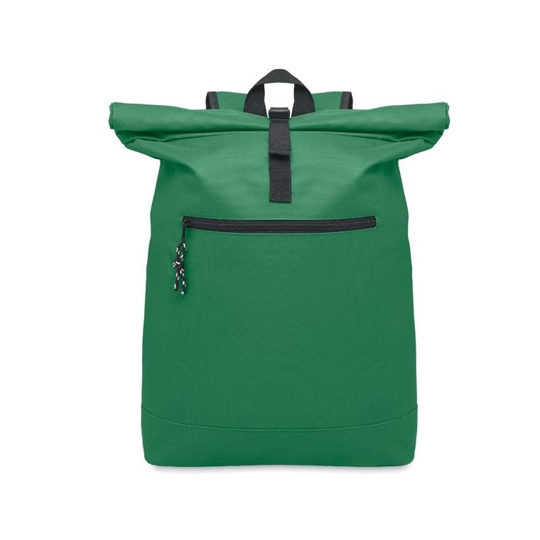 Rucsac rolltop din poliester 600D IREA Verde Inchis