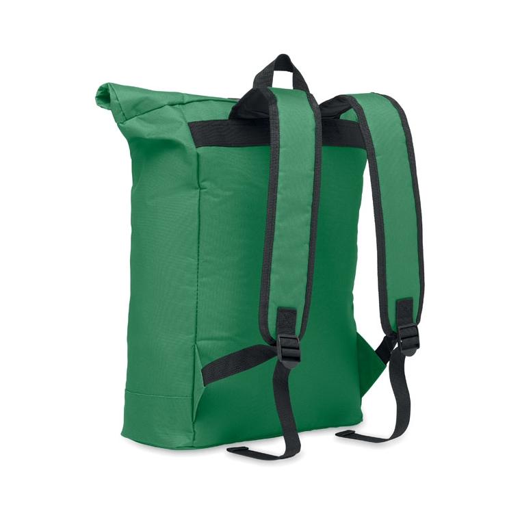 Rucsac rolltop din poliester 600D IREA Verde Inchis