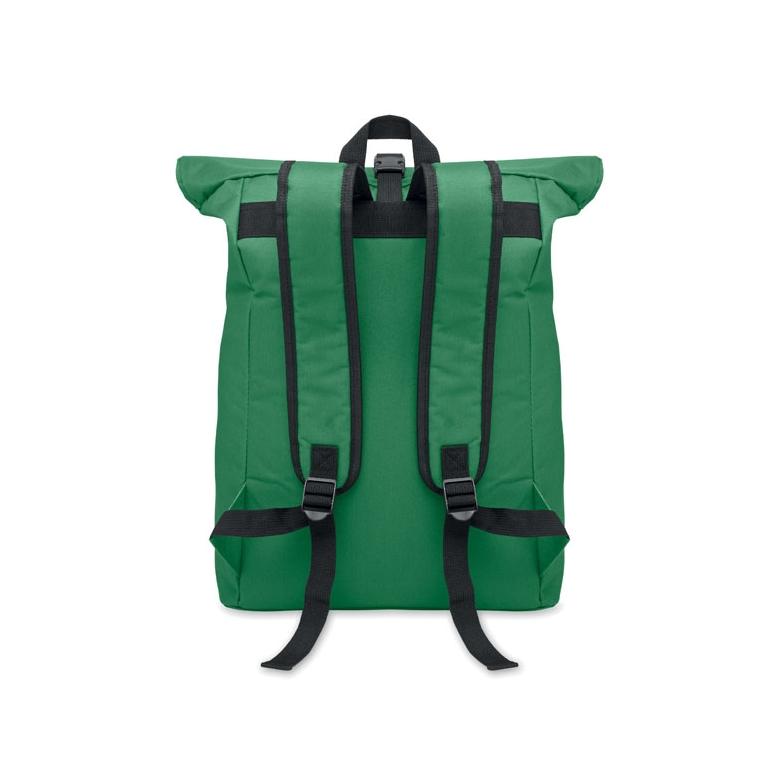 Rucsac rolltop din poliester 600D IREA Verde Inchis