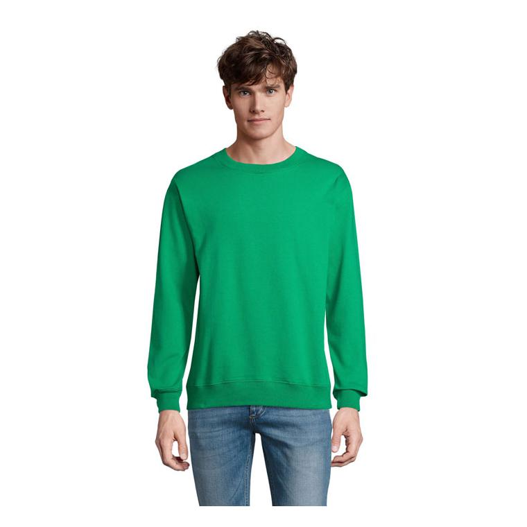 Bluză guler rotund unisex COLUMBIA Kelly green 3XL