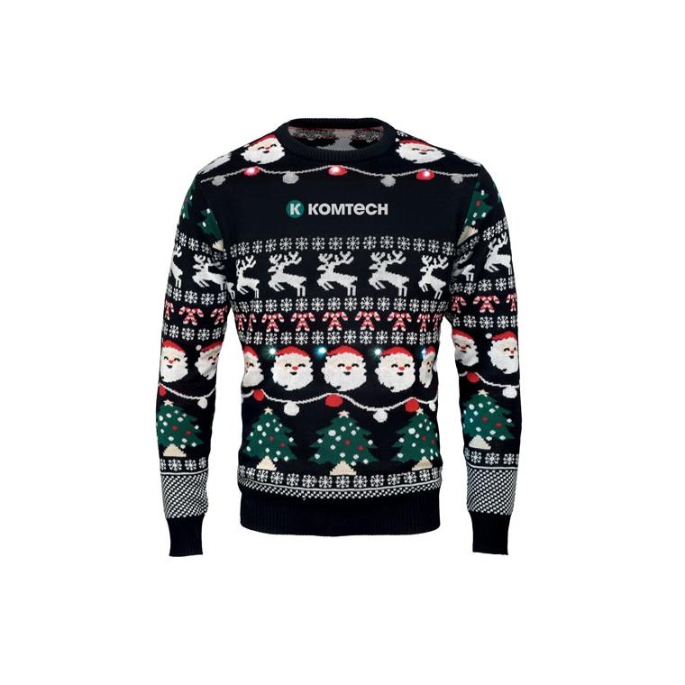 Pulover LED  Crăciun S/M SHAMIS Negru