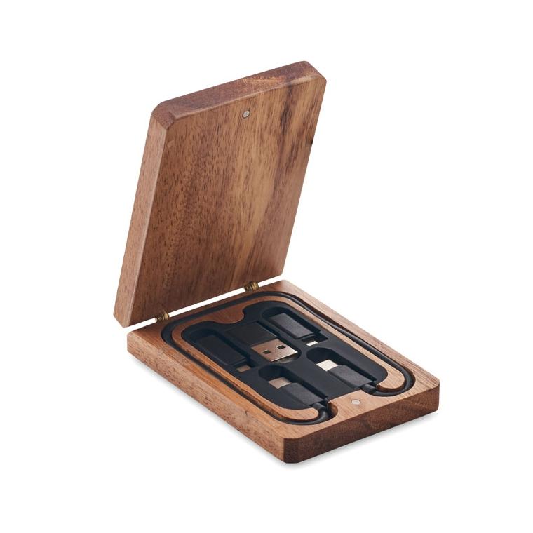 Set de cabluri 3 în 1 VERSA Natur