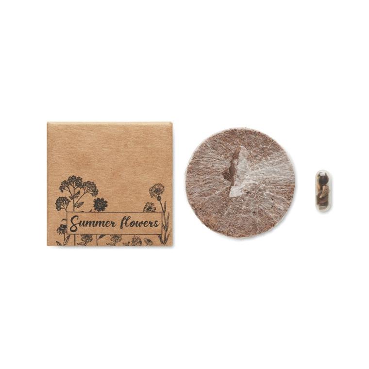 Disc cu semințe de flori mixate FLOMIX Bej