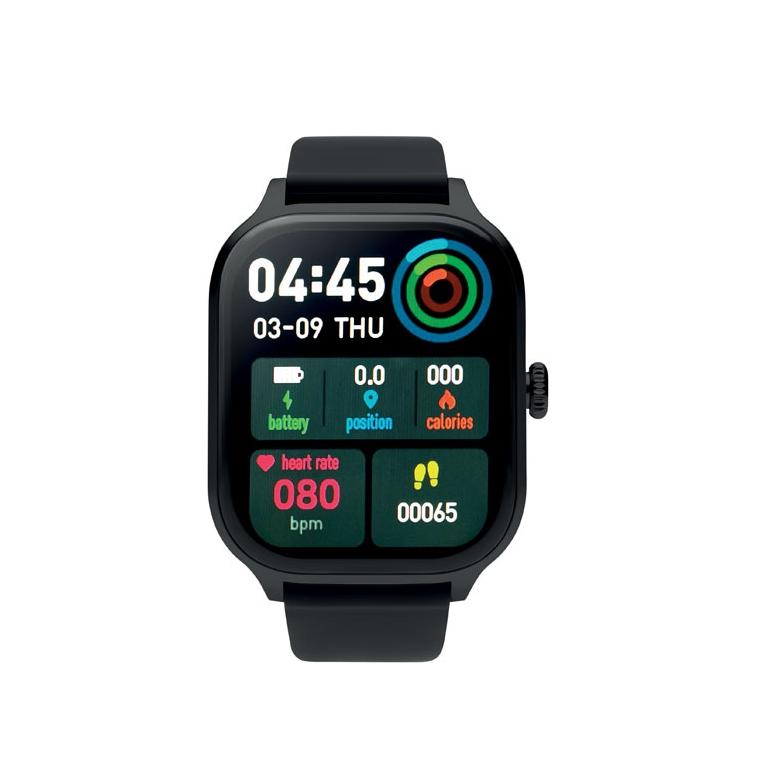 Ceas inteligent fără fir IRTO Negru