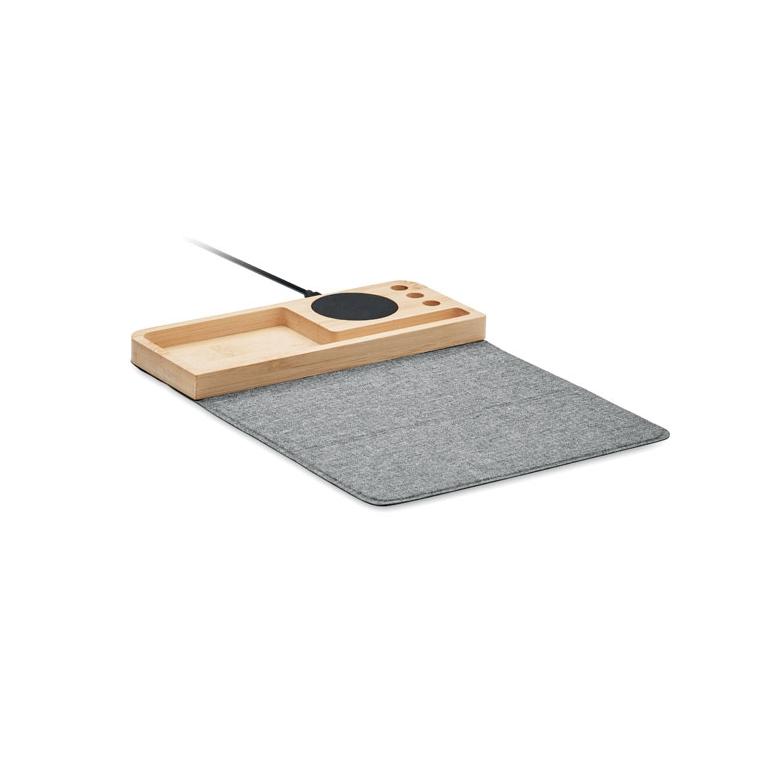 Încărcător wireless bambus 15W PANDU Natur