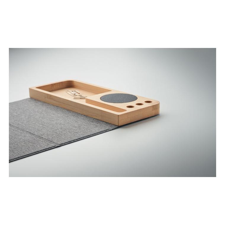 Încărcător wireless bambus 15W PANDU Natur