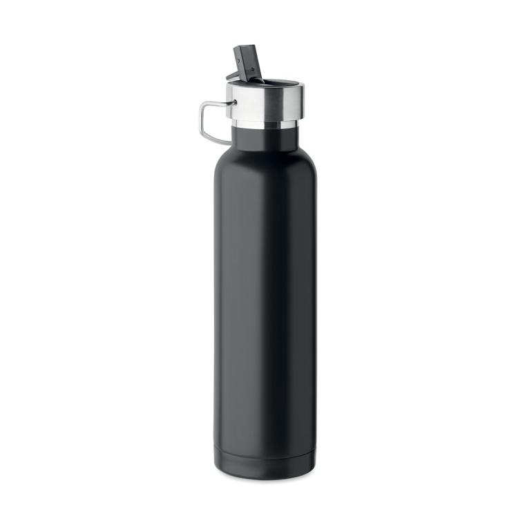 Sticlă cu perete dublu 660 ml RIFLOW Negru