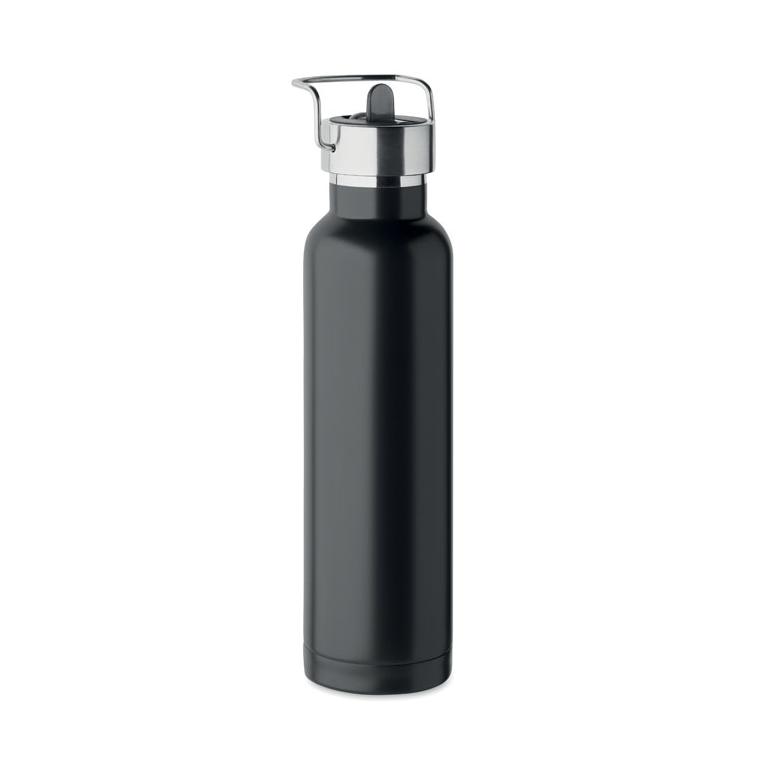 Sticlă cu perete dublu 660 ml RIFLOW Negru