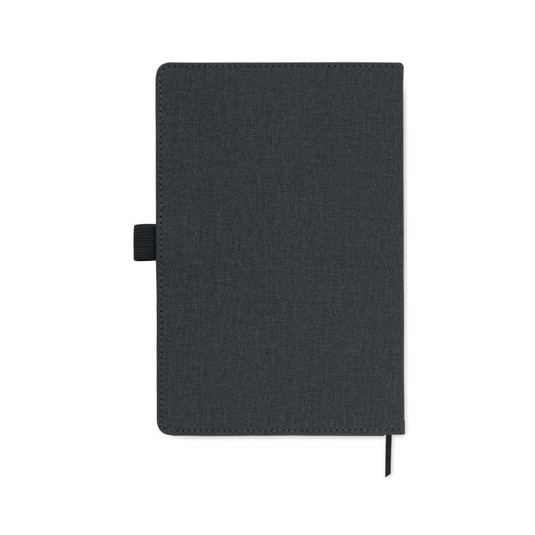 Agendă A5 PU buzunar frontal CINCO Negru