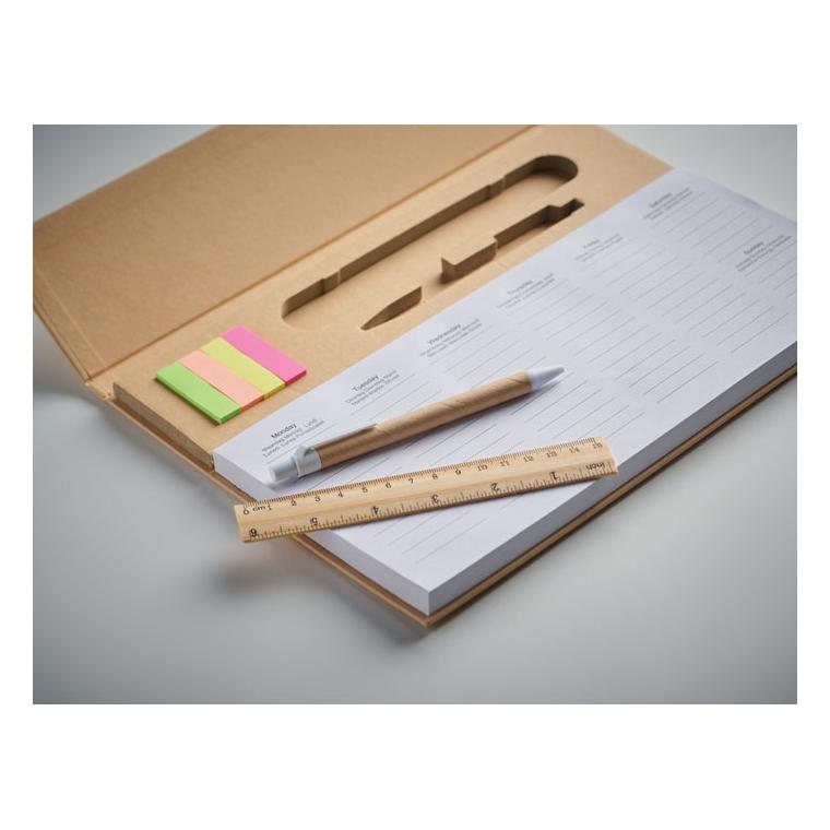 Planificator săptămânal MEMWEEK Bej