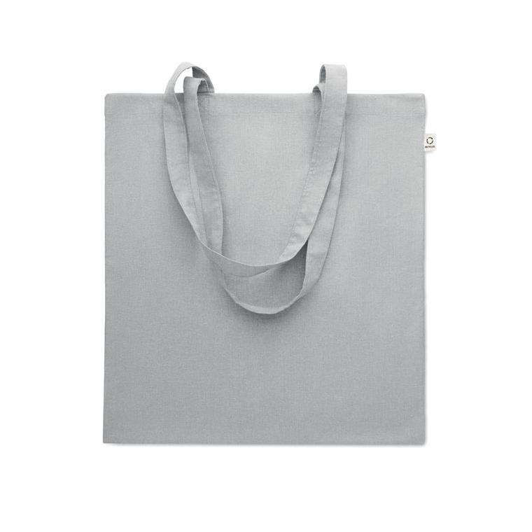 Sacosă din bumbac reciclat VIVEKA COLOUR Gri