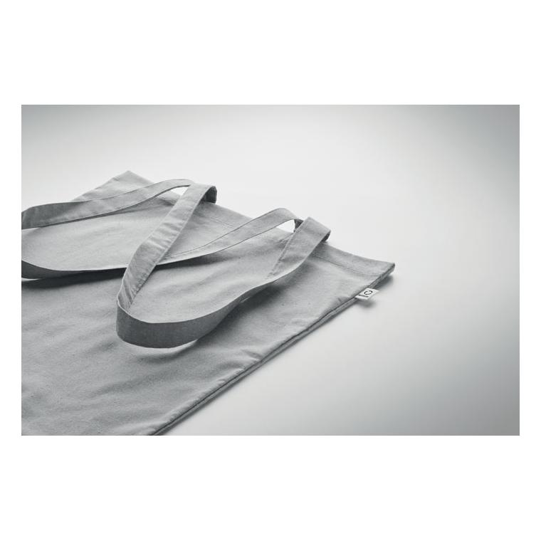 Sacosă din bumbac reciclat VIVEKA COLOUR Gri