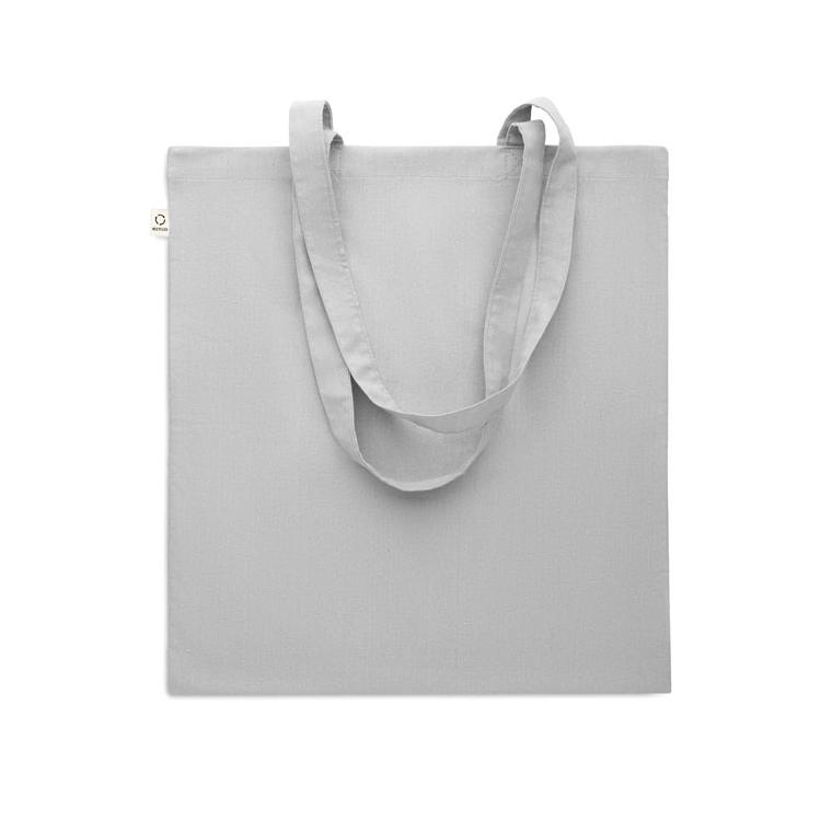 Sacosă din bumbac reciclat VIVEKA COLOUR Gri