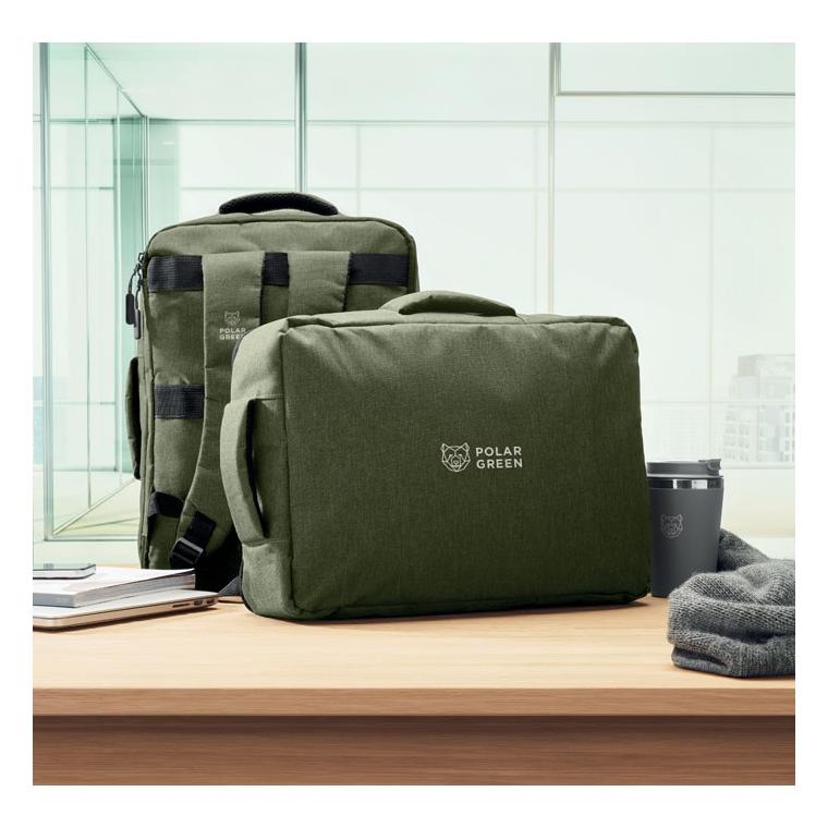 Rucsac subțire laptop 15 inch LAUGAR Verde militar