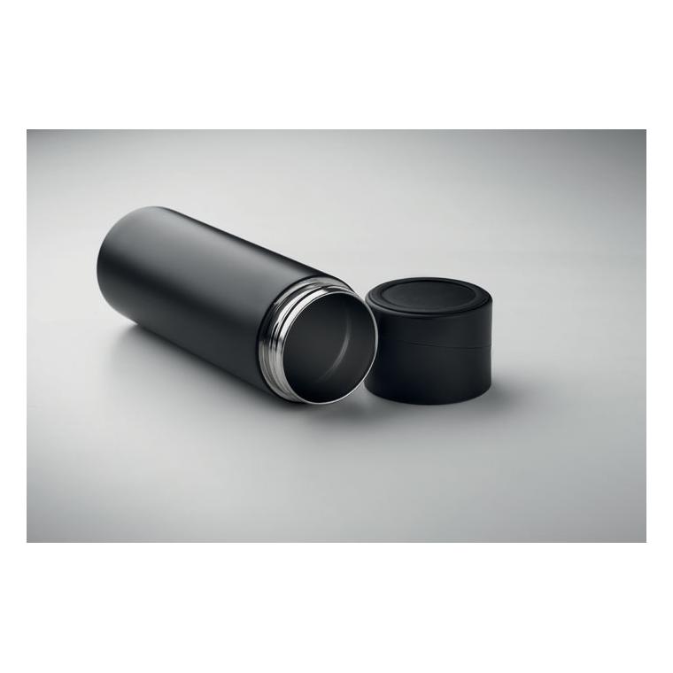 Sticlă cu perete dublu 420 ml PHOTTLE Negru