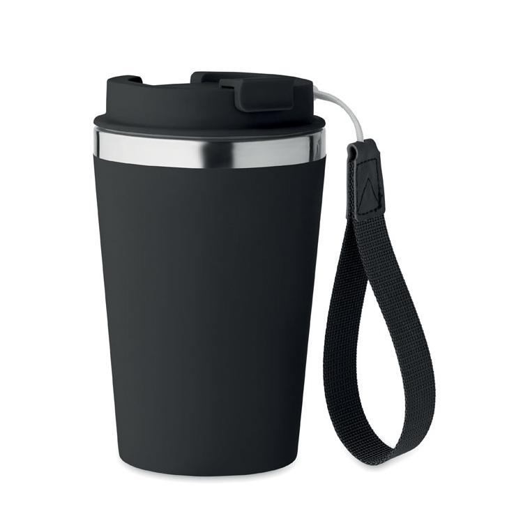 Pahar cu perete dublu 350 ml TOPAZ Negru